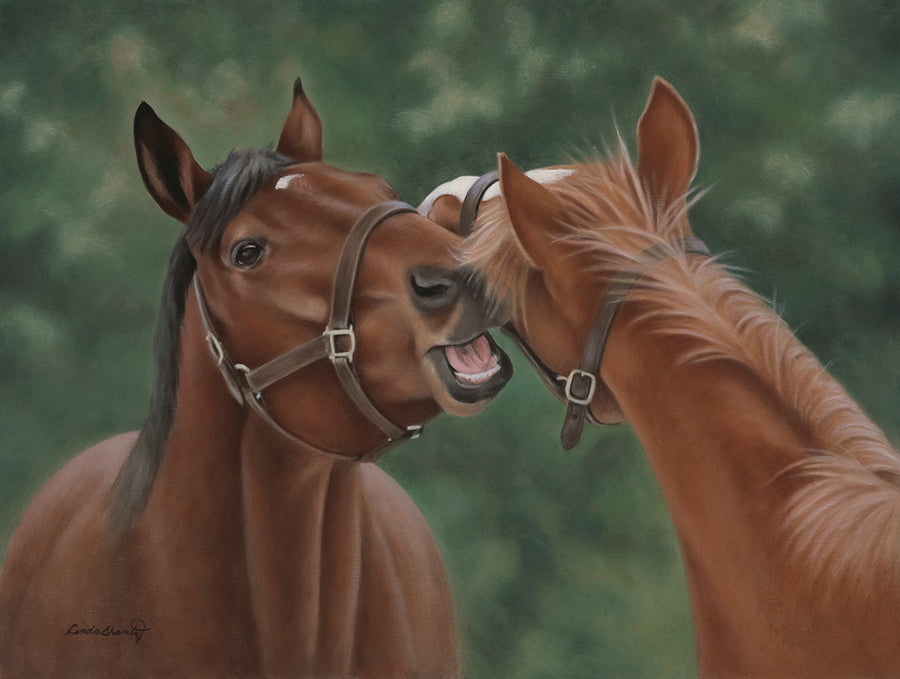 "Speak to Me of Fabulous Things," original oil painting.