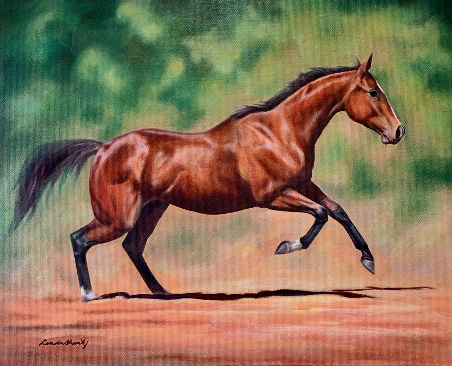 "Joie de Vivre I" 16 x 20 original oil painting
