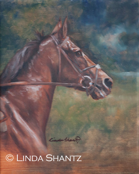 "Ready,"original oil painting