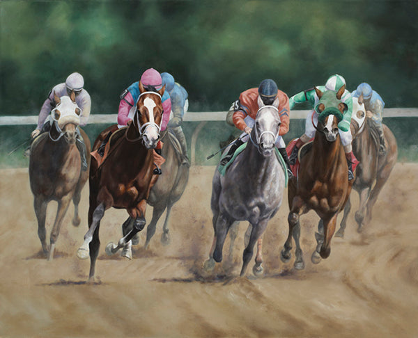 "Turn For Home," giclée on canvas