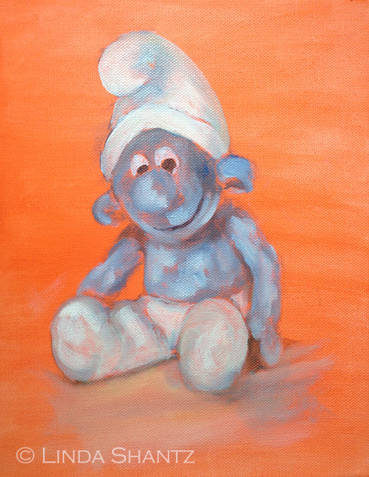 Smurf on Orange