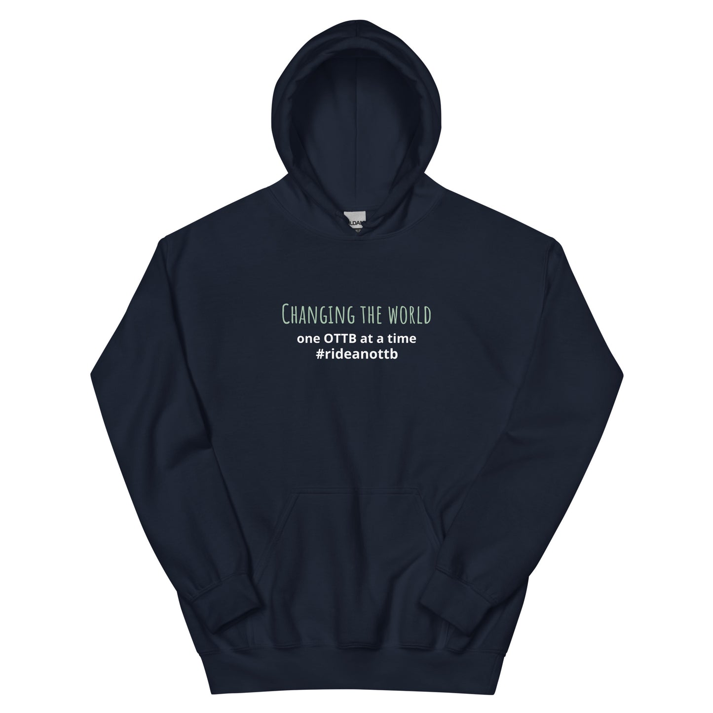 "Changing The World One OTTB at a Time" Unisex Hoodie
